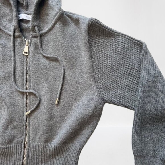 NEW Zara Bomber Style Hooded Cardigan, Size S - Picture 10 of 16